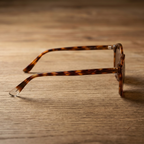 Round Tortoiseshell Sunglasses With Metal Rim